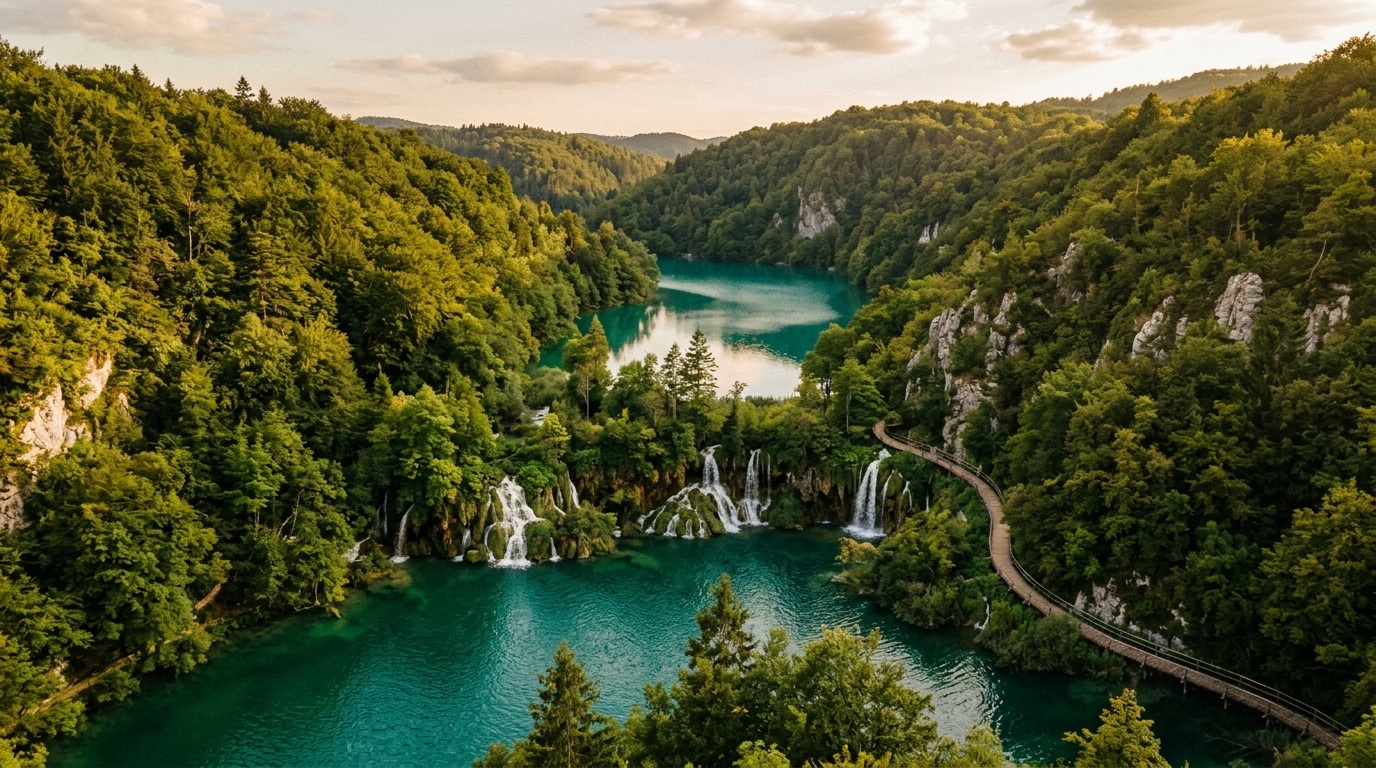 Plitvice Lakes by Car